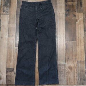 Talbots Heritage Boot Cut Size 6/28 Charcoal Wash Denim Jeans